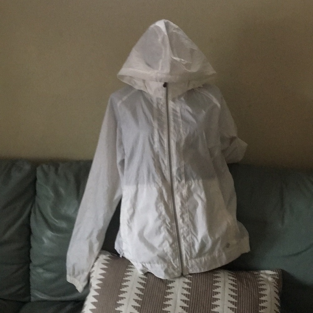 Columbia white lightweight jacket
